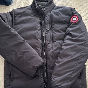 Men's Black Canada Goose Lodge Down Jacket Size Small
